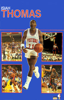 Isaiah Thomas Detroit Pistons Basketball Collage Poster