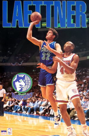 Latrell Sprewell Minnesota Timberwolves Basketball Poster