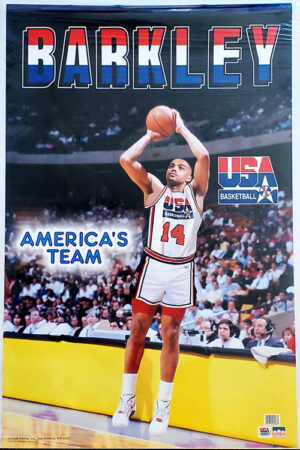 Barkley USA Basketball America's Team Wall Art Poster