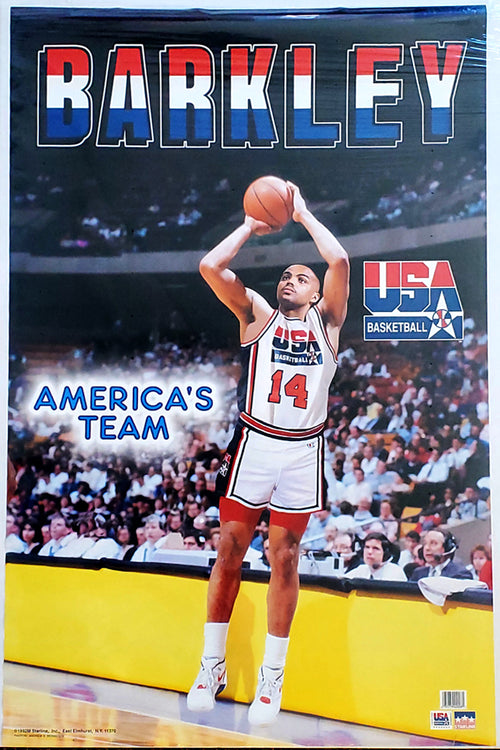 Barkley USA Basketball America's Team Wall Art Poster