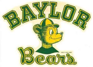 Baylor Bears Cartoon Bear Graphic