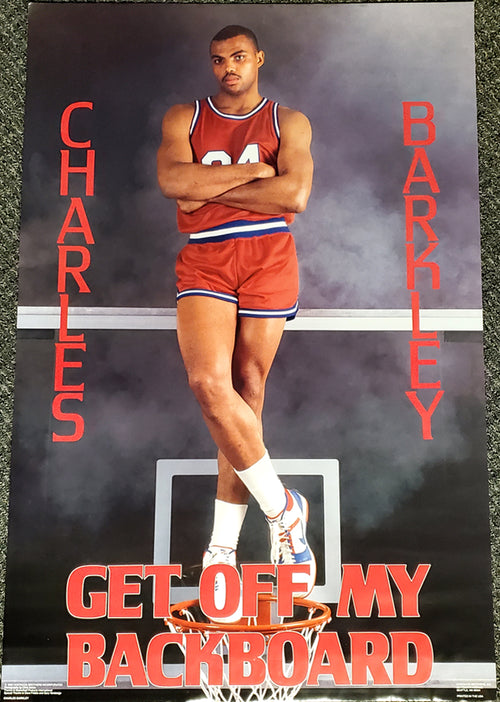 Charles Barkley Get Off My Rack Basketball Poster