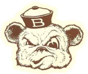 Bulldog Head with Letter B Hat Graphic
