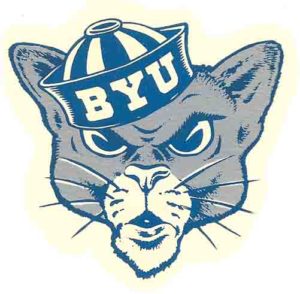 BYU Wildcat Mascot Graphic