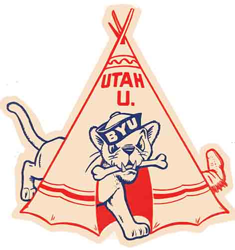 Utah U. Teepee Cat Graphic Design