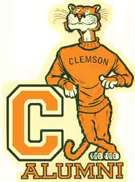 Clemson Alumni Tiger C Graphic Print