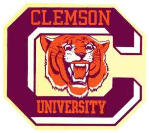 Clemson Tiger C University Graphic Wall Art