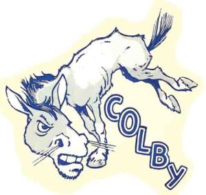 Colby Blue Animal Illustration Graphic