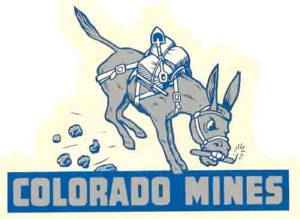 Colorado Mines Miner and Burro Graphic