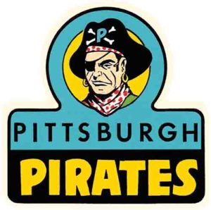 Pittsburgh Pirate Baseball Logo Sign