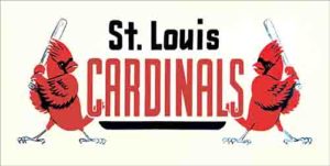 St. Louis Cardinals Red Bird Baseball Graphic Wall Art