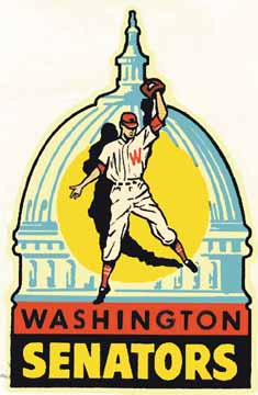 Washington Senators Baseball Capitol Dome Wall Art