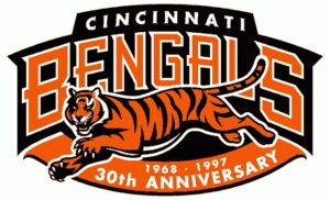 Cincinnati Bengals 30th Anniversary Tiger Graphic